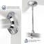 Ensemble de fixation pour tringle de rideau de douche de type L et U
