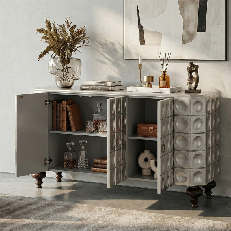 Armoire décorative 59,5 po Modern Glam