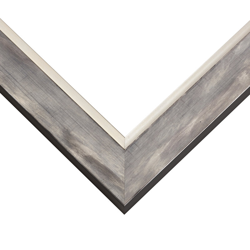 Cadre pour photo simple Heckstall, Argent, 16 po x 20 po emmêlé à 11 po x 14 po