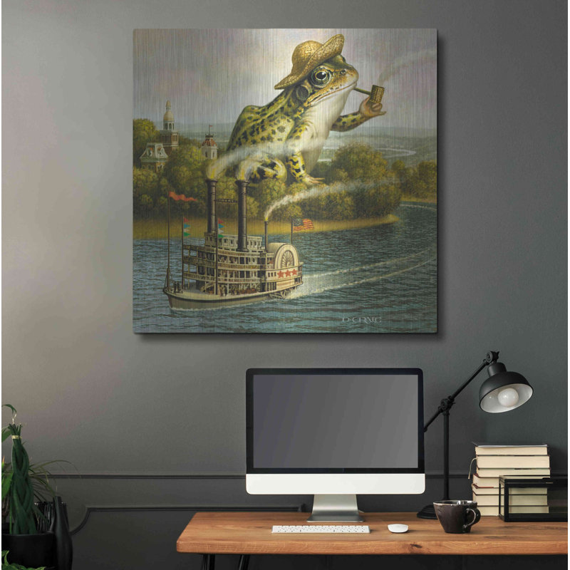 " Mark Twain " by Dan Craig, 36" H x 36" W