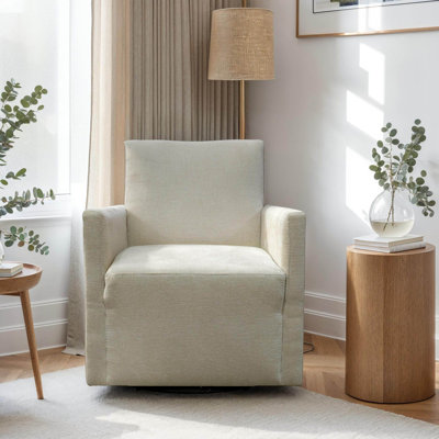 Kenya Upholstered Swivel Club Chair
