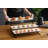 3 Tier Collapsible Thicker Sturdier Plate Rack Stand with Plates - Three Tiered Cake Serving Tray