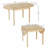 Rufino Oval 27.5'' L x 55'' W Solid Wood Drop Leaf Folding Dining Table