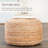 Teele 18" Wide Round Pouf Ottoman-2029426609