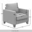 Fauteuil en velours 31,72 po Shadybrook-46707006