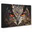 Great Horned Owl Painting - Wrapped Canvas-56656077