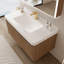 Armoire de salle de bain minimaliste de style rétro