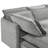 Stylish Double-Layer Cushion  Large U-Shaped Modular Sofa-1339837750