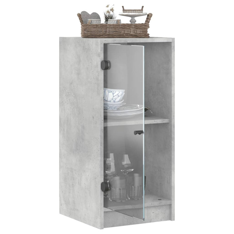 Baysden Rectangle Accent Cabinet, Concrete Grey