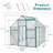 6x18ft Polycarbonate Greenhouse Raised Base And Anchor Aluminum Heavy Duty Walk-in Greenhouses For Outdoor Backyard In All Season-120747570-120747571
