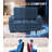 Modular Sectional Sofa Couches for Living Room, Comfortable Boneless Cloud Couch, Modern Loveseat Sofa Cozy Deep Seat Sofa, Collapse Prevention Reinforcement Easy