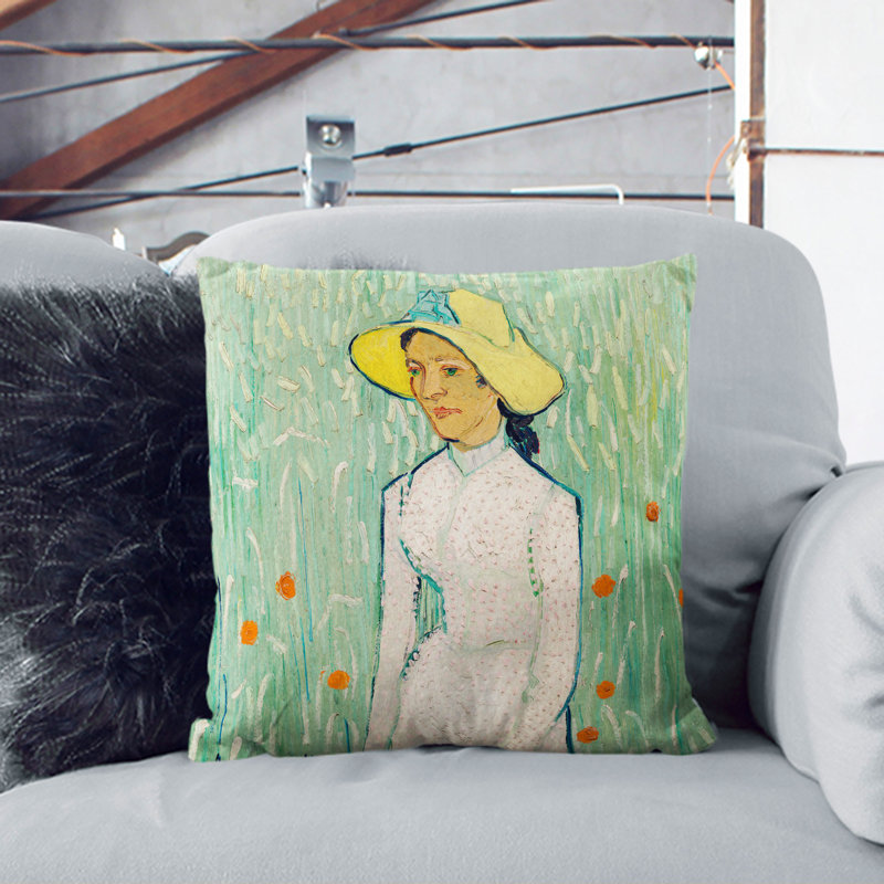 Square Cushion, White, 40cm H x 40cm W x 15cm D