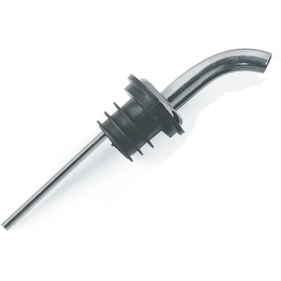 Chrome Tapered with Screen Liquor Pourer - Chrome