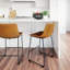 Tabouret de bar et de comptoir en cuir Kodina Nia-291027377-291027380-317566529