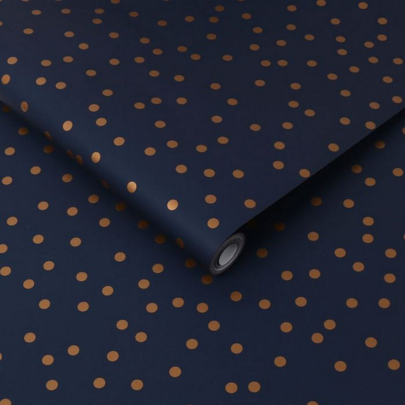 UTAG349 Superfresco Easy Confetti Wallpaper, Navy/Copper