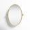 Dara Brass Oval Mirror