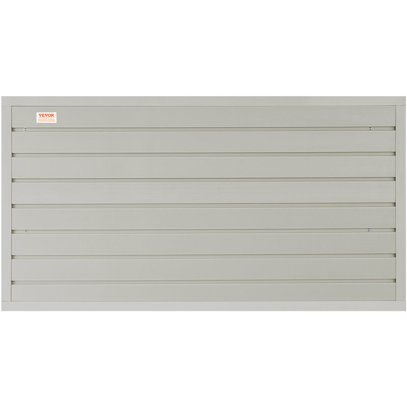 Slatwall Panels, Gray Garage Wall Panels, 47"H x 24"W