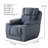 Challenger Big Man's Leather zero clearance recliner  Recliner-98468255