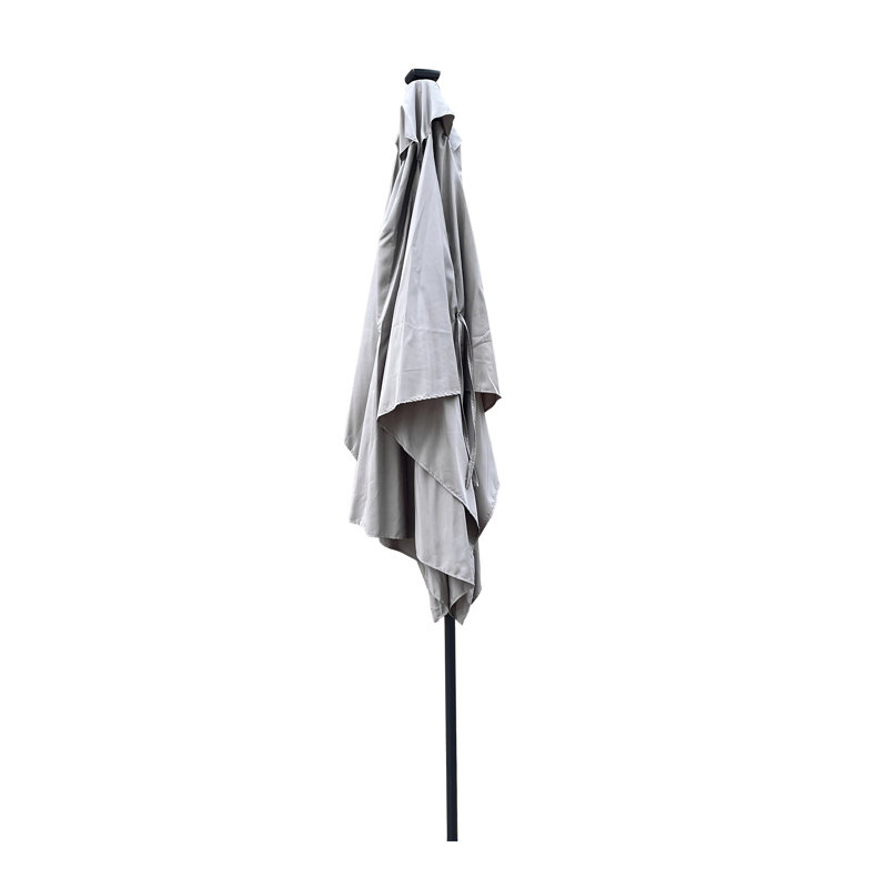 Parasol Taibah 120 avec contrepoids inclus, Gris moyen