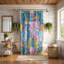 Western Chic Patterns - Rideau de douche standard 1 pièce-377700867