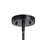 Borovno 1 - Light Matte Black Dome Pendant