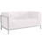 Streetman LeatherSoft Modular Loveseat w/Quilted Tufted Seat &Encasing Frame