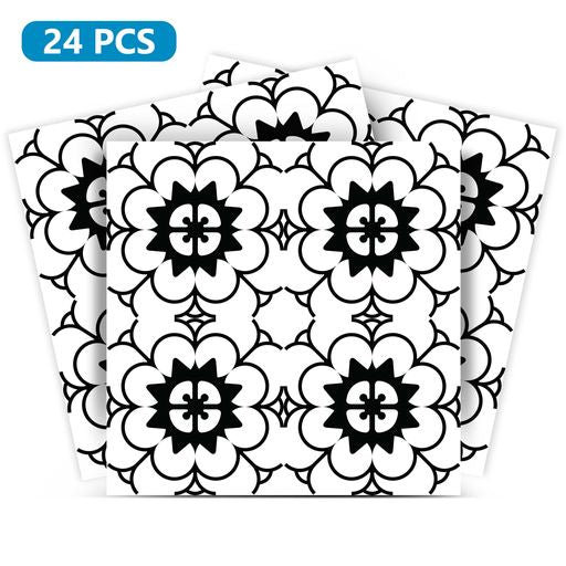 Vinyl Peel and Stick Field Tile, 5'' L x 5'' W