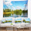 Tapisserie panorama landscap spring lake-28489014