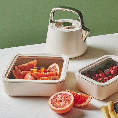 Caraway 10-Cup Glass Food Storage Container