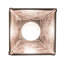 5" Square Whispering Pines Mini Pendant