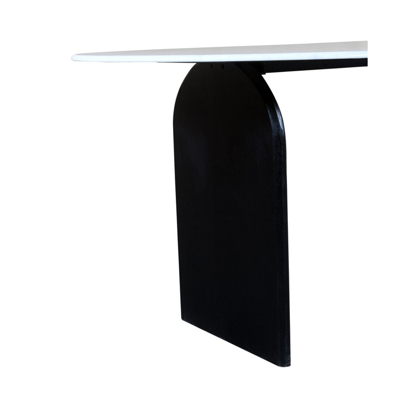Bureau rond en marbre Terra