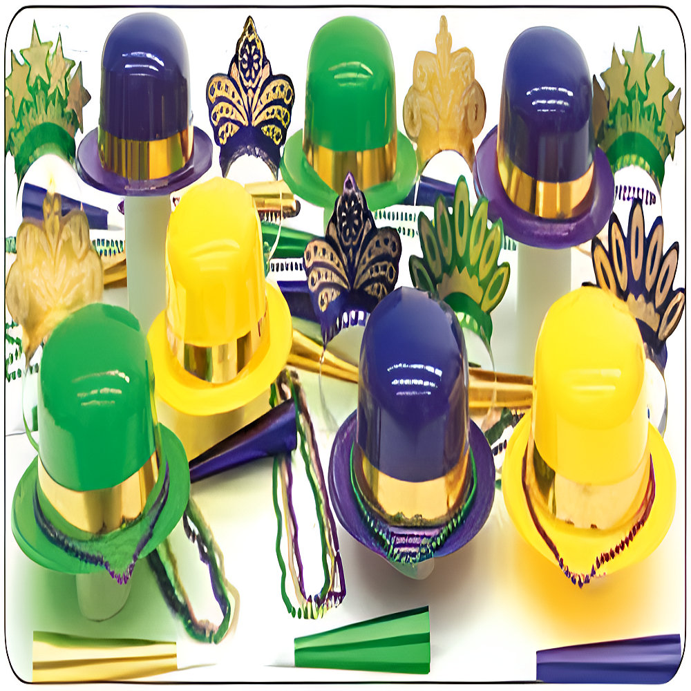 mardi gras party supplies kit