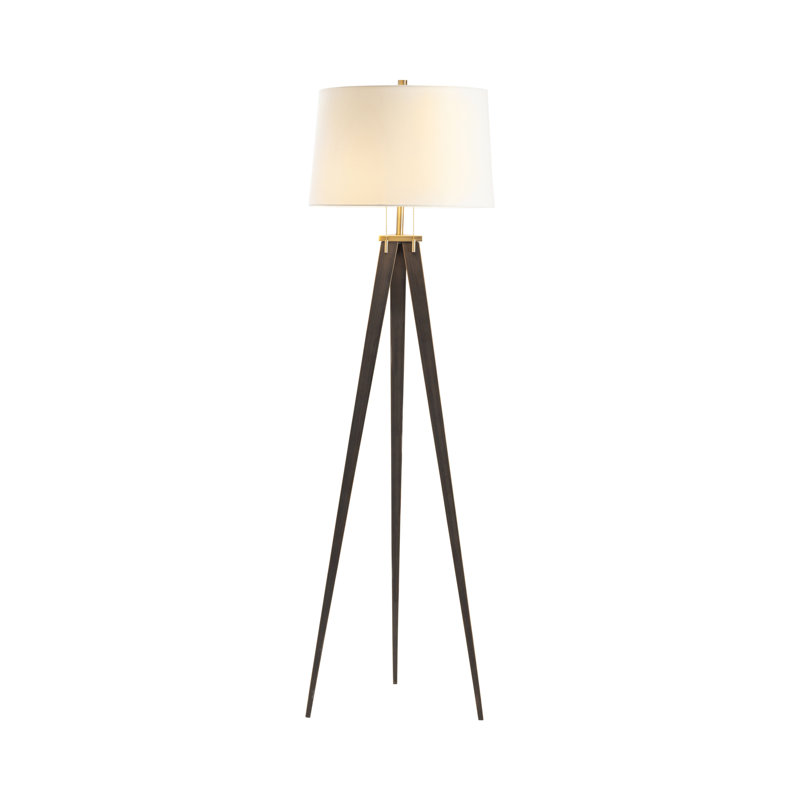64.5" Metal Floor Lamp With  Shade
