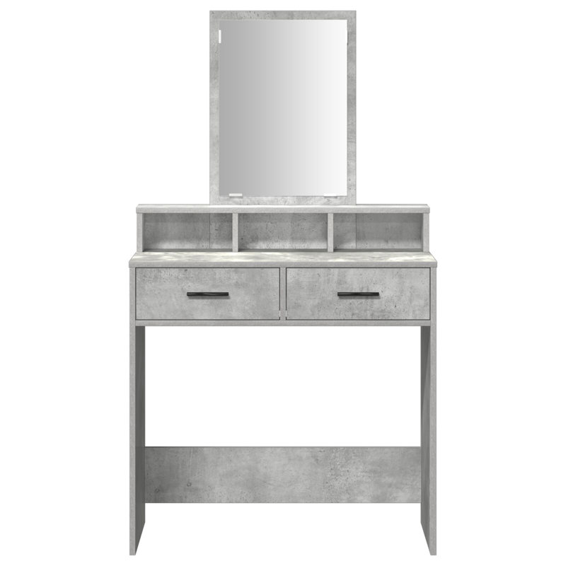 Particle Board With Effect Veneer, Concrete Grey