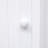 White Bathroom Cabinet Triangle Corner Storage Cabinet With Adjustable Shelf Modern Style MDF Board-598655612