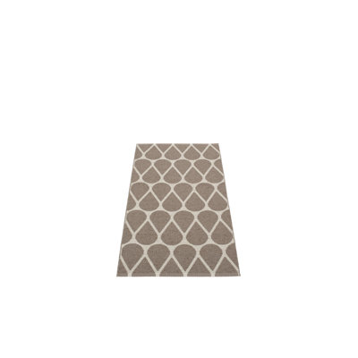 Otis Geometric Area Rug in Dark Mud/Beige