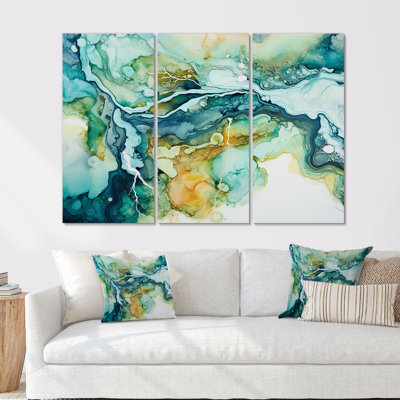 «Dreamscape Lakes Rivers», art mural sur toile «River»