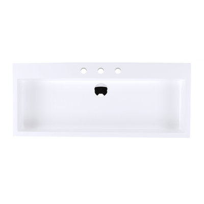 Luce 36.25'' L Bathroom Sink