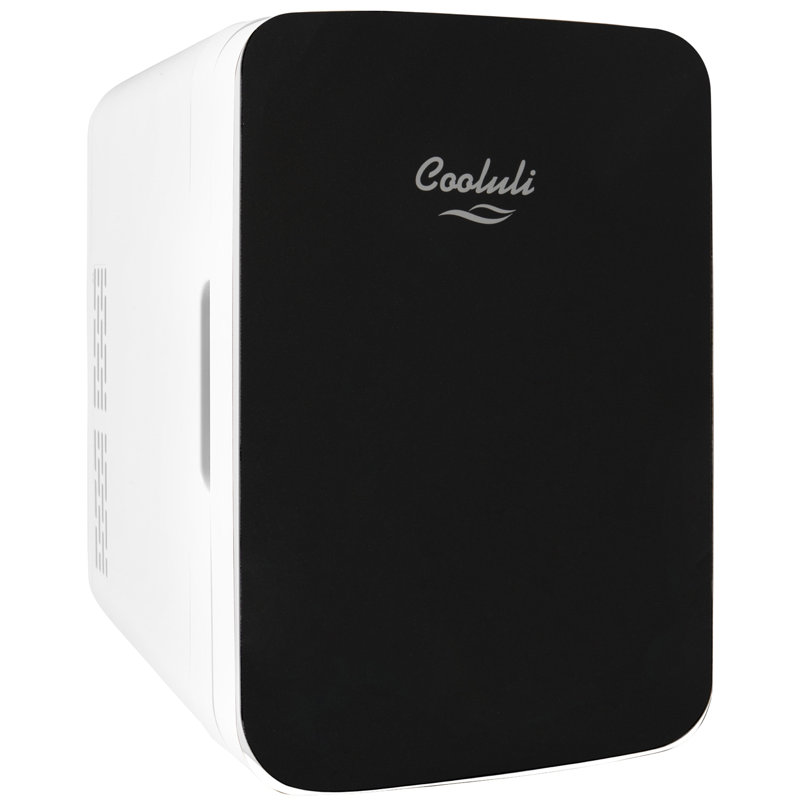 Cooluli Infinity 0.35 Cubic Feet Portable Countertop Mini Fridge, Black