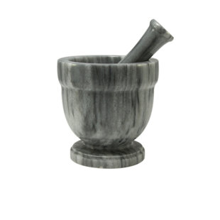 Asclepius Marble Mortar And Pestle Set
