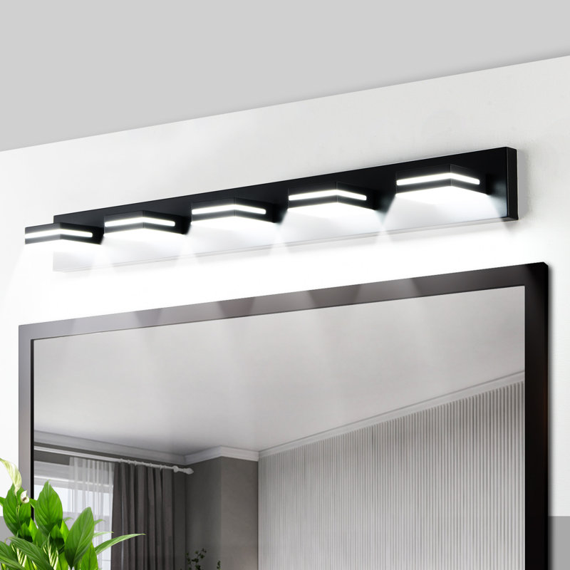 Modern LED Vanity Light, Black