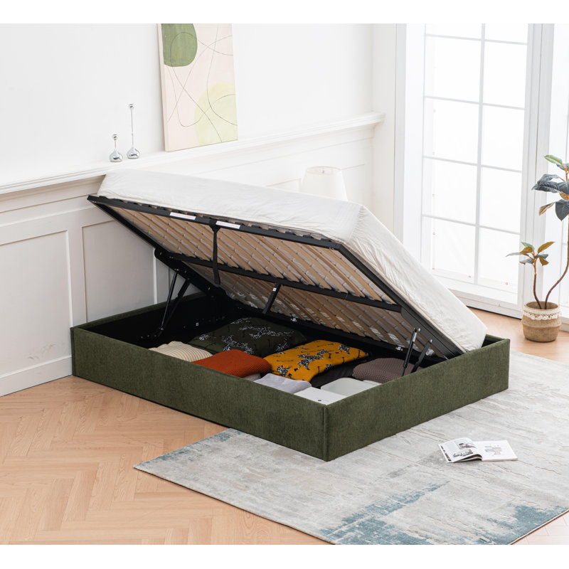 Lit plateforme avec rangement Aristedes, Tortue, Double