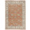 Hand Knotted Wool Area Rug in Rust And Ivory