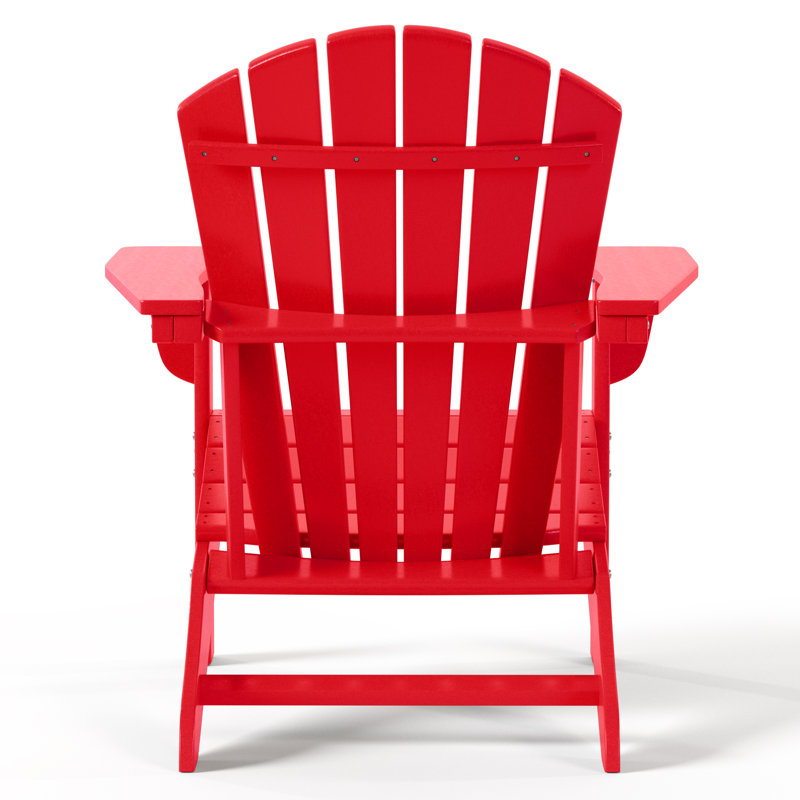 Chaise Adirondack en résine Altura avec repose-pieds, Bleu pacifique