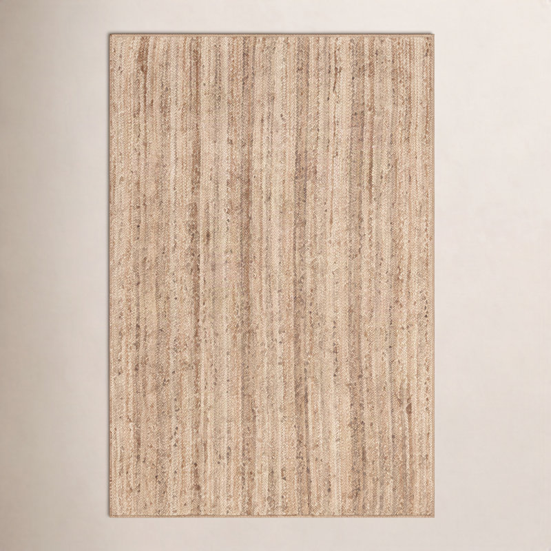 Tapis en jute naturel Aevry, Rectangle 11 pi 6 po x 14 pi 6 po