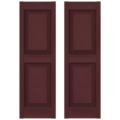 Builders Edge, panneaux sur mesure, volets surélevés, avec persiennes