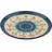 Peach Spring Daisy Polish Pottery 8" Plate