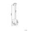 3 - Light Matte LED Novelty Pendant