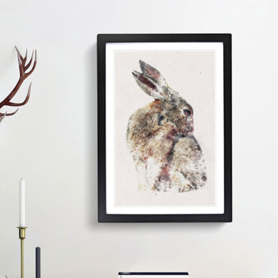 Brown Rabbit - Framed Print