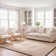Hervey Bay Natural/Black Area Rug